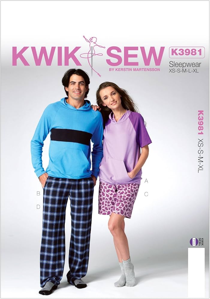Kwik Sew K39881 Sleepwear Sizes XS-XL
