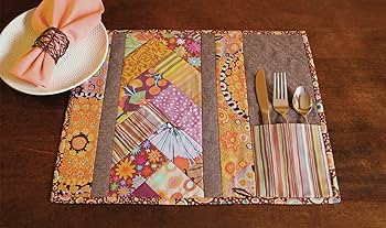 Venice Placemats Sew by Number Pattern on Batting