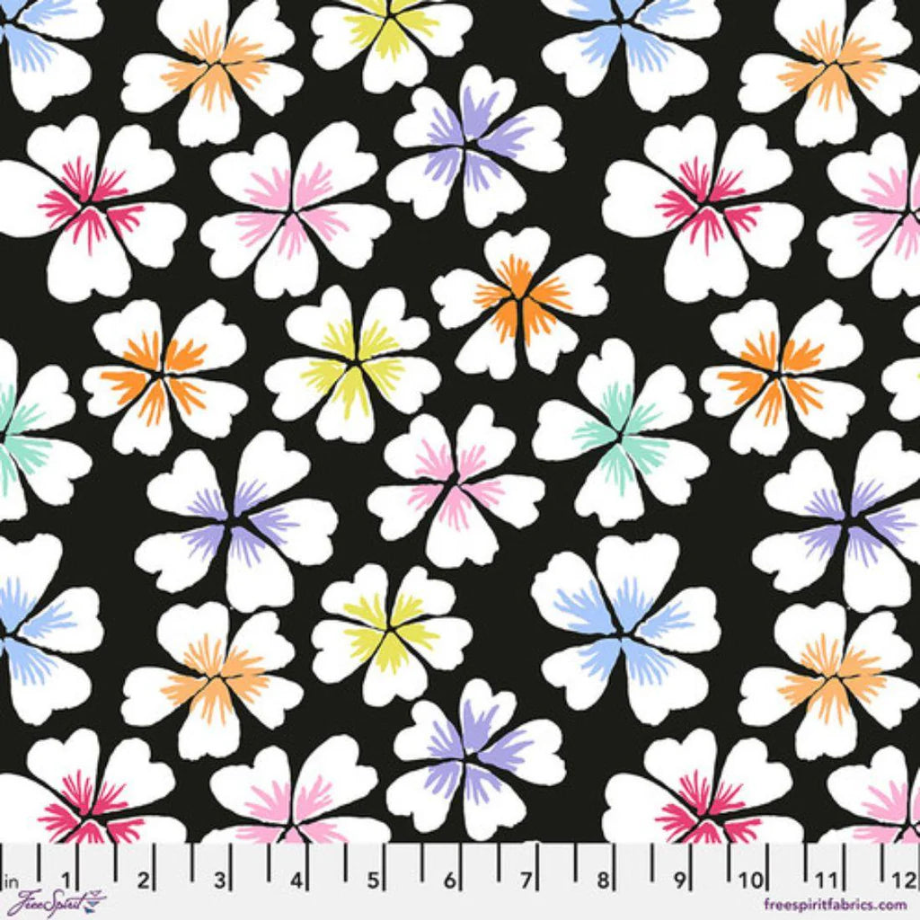 Kaffe Fasset for FreeSpirit Fabrics - Petals - Black || February 2024