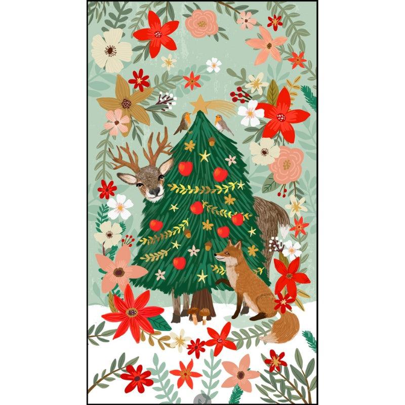 Free Spirit x Mia Charro - Christmas Pine Panel