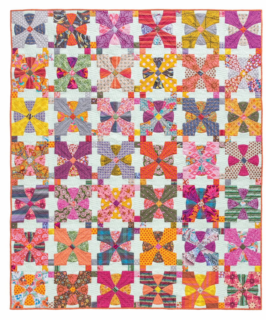 Posh Snowball QCR Quilt Pattern and QCR Mini Pattern