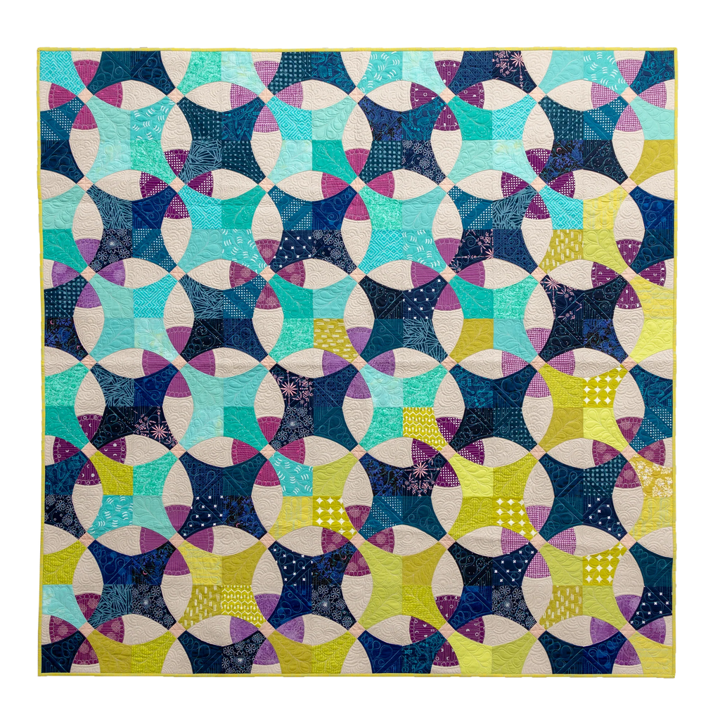 Posh Snowball QCR Quilt Pattern and QCR Mini Pattern