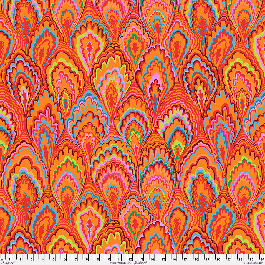 FreeSpirit Fabrics - Kaffe Fassett Collective - Marble Scallops - Red - February 2025 - PWGP207.RED