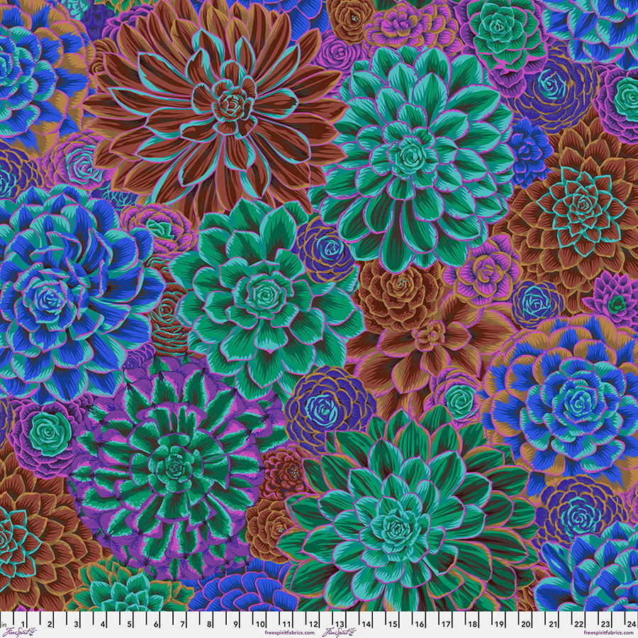 FreeSpirit Fabrics - Philip Jacobs for the Kaffe Fassett Collective - House Leeks - Drama - February 2025 - PWPJ113.DRAMA