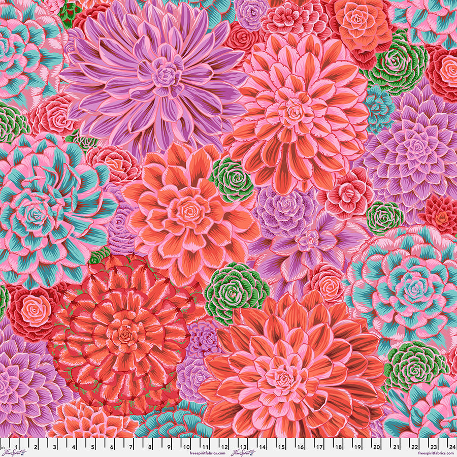 FreeSpirit Fabrics - Philip Jacobs for the Kaffe Fassett Collective - House Leeks - Pink - February 2025 - PWPJ113.PINK