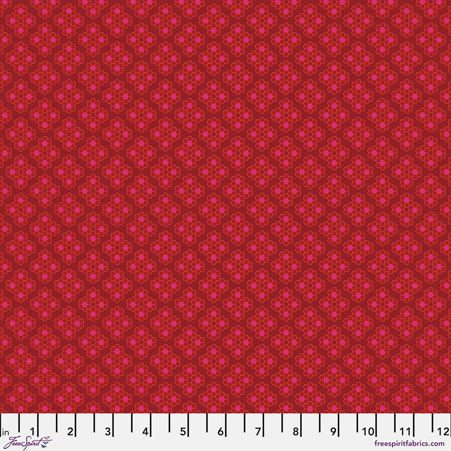 Sew Kind of Wonderful - Crimson - Bliss - Field Cloth - PWSK056.BLISS