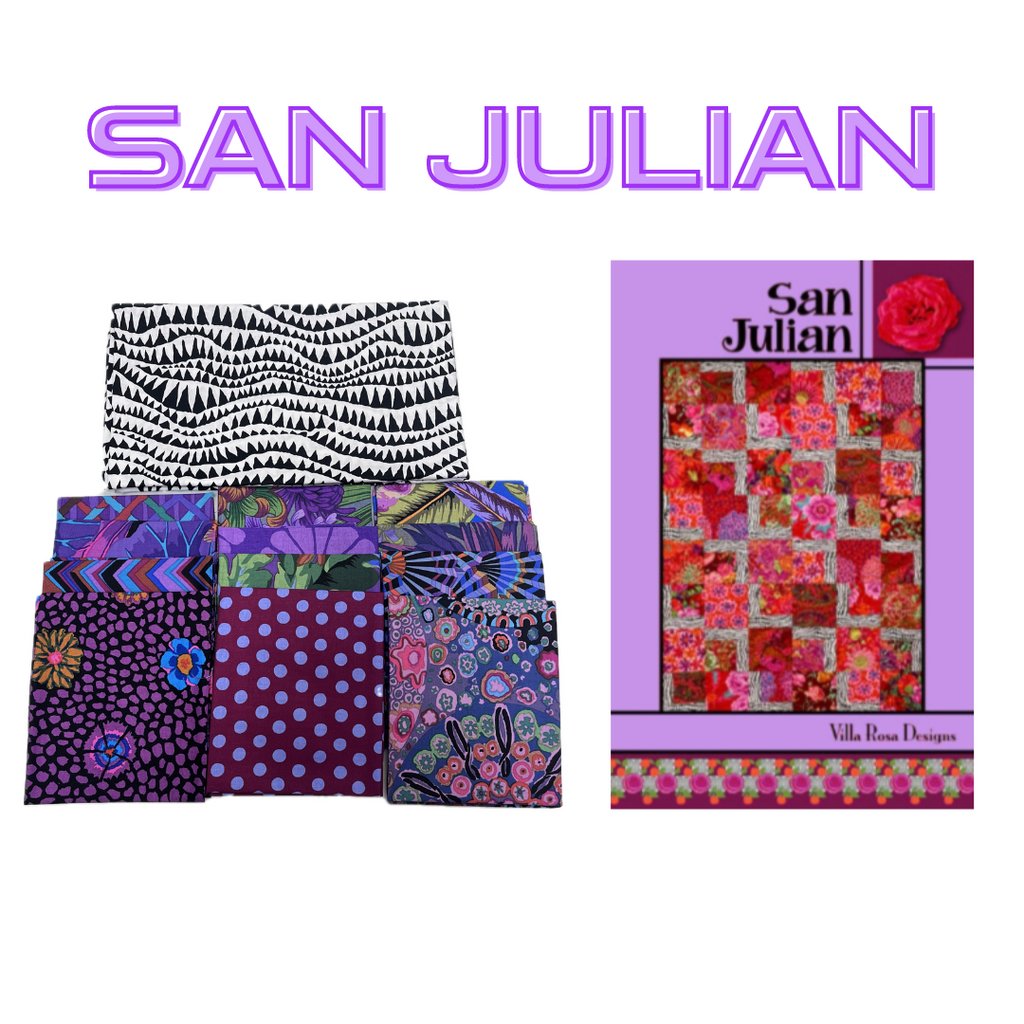 San Julian Quilt Kit - Purple Kaffe