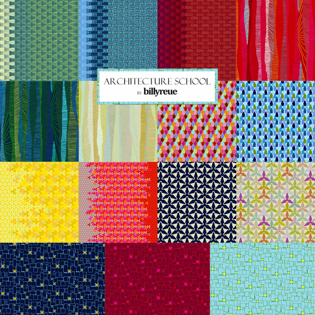 Billy Reue Architecture School 15 Fat Quarter Bundle