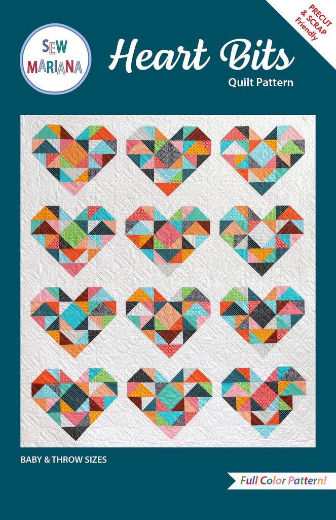 Sew Mariana - Heart Bits Quilt Pattern