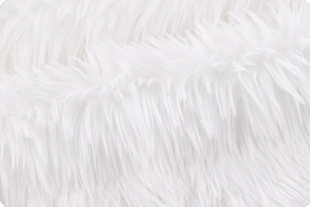 Shannon Fabrics - Dreamy Fur Cuddle - White (Sold by the Yard)