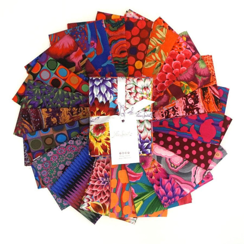 Kaffe Fassett Collective August 2020 21 Fat Quarter Bundle - Hot - 21 pieces