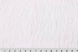 Shannon Fabrics - Dreamy Fur Cuddle - White (Sold by the Yard)