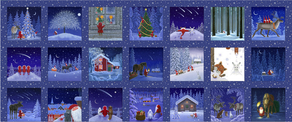 Keep Believing - Snowy Scenes 5in Squares Panel Digital #118D